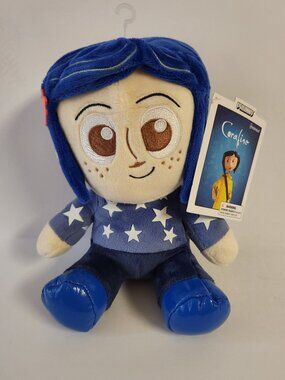 Kidrobot Phunny Coraline Plush 8" Tall With Star Sweater Laika NECA New With Tag